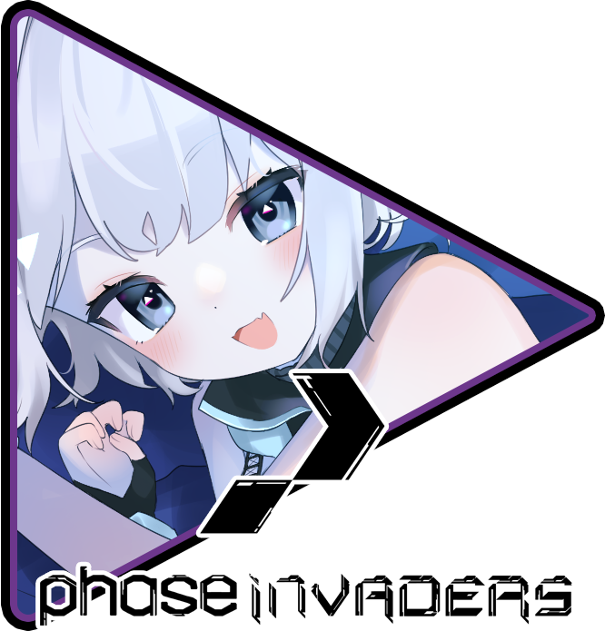 Yuri with Phase Invader Playbutton alt